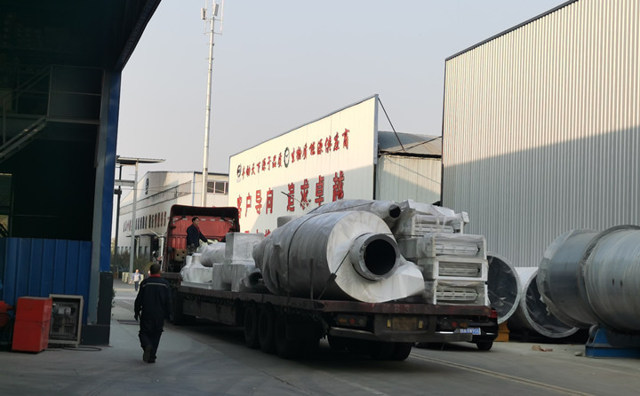 菌棒顆粒機(jī)裝車完成，發(fā)往安徽