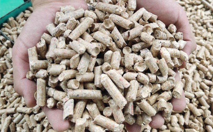 秸稈、鋸末、廢木頭等加工成顆粒狀的生物質(zhì)燃料